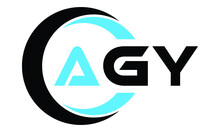 AGY Swoosh Logo Design Vector Template | Monogram Logo | Abstract Logo | Wordmark Logo | Lettermark Logo | Business Logo | Brand Logo | Flat Logo.
