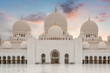 © Patryk Kosmider - Beautiful architecture of the Grand Mosque in Abu Dhabi at sunset, United Arab Emirates