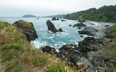 luffenholtz beach overlook - northern california