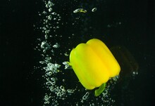 Yellow Pepper In Water