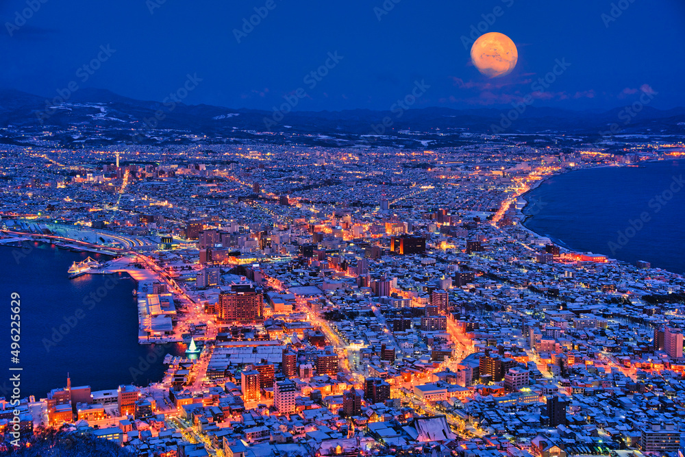 函館の100万ドルの夜景 Stock Photo | Adobe Stock