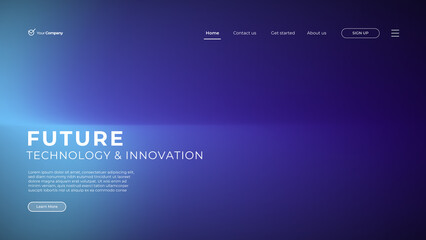 Blurred backgrounds with modern abstract blurred color gradient patterns. Smooth templates collection for landing page, web, brochures, posters, banners, flyers and cards. Vector illustration. 