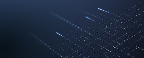Technology data background, idea of global business solution