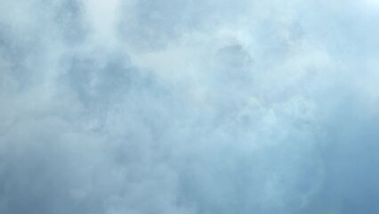 Wall Mural - blue clouds passing through the sky loop. soft clouds fly in the sky background seamless loop animat