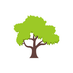 Wall Mural - tree logo icon design template vector