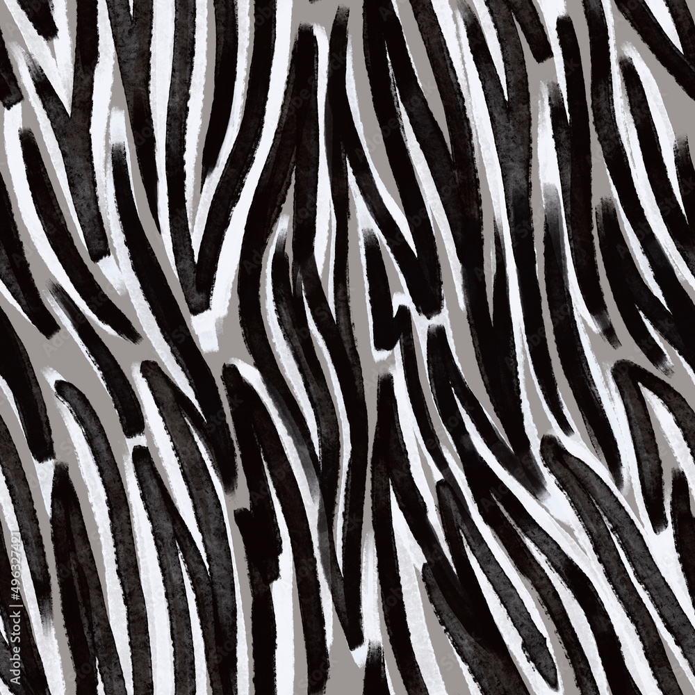 Wild Patterns Seamless zebra patterns, striped patterns. Exotic wild patterns in ...