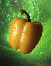 Close-up Of A Yellow Bell Pepper