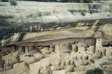 Ancient Dwellings At Cliff Palace, Mesa Verde National Park, Colorado, USA