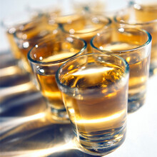 Close-up Of Whisky In Glasses