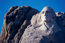 George Washington Carved On A Mountain, Mount Rushmore National Memorial, South Dakota, USA