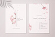 © Al Fian - Japanese Wedding Invitation and Save the Date with Sakura