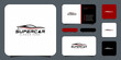 © quadrazo - car line logo vector design and business card
