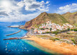 Landscape with Las teresitas beach, Tenerife, Canary Islands, Spain