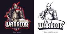 Spartan Warrior Esport Logo Mascot Design