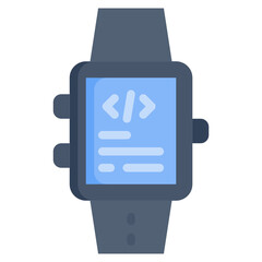 SMARTWATCH flat icon,linear,outline,graphic,illustration