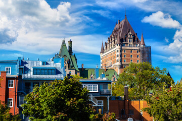 Poster - Frontenac Castle in Quebec City