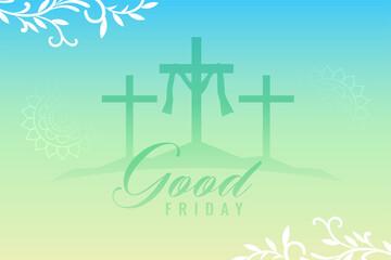 Poster - wishes card for good friday holy week