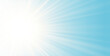 © starlineart - glowing light rays on sky blue background