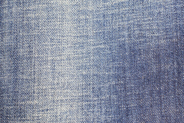 Wall Mural - Blue torn denim jeans texture