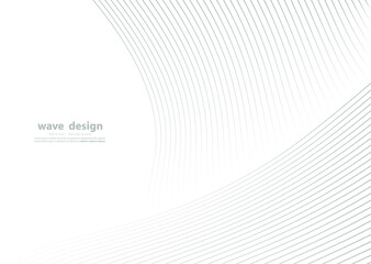  Line technology background. Stripe wave pattern design