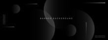 Dark Geometric Black Abstract Background Elegent Design Pattern.