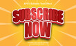 © anggi wibisono - Subscribe editable text effect