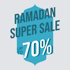 Wall Mural - Ramadan sale banners set,discount and best offer tag, label or sticker set on occasion of Ramadan Kareem and Eid Mubarak, vector illustration