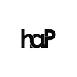 © ahmad ayub prayitno - hap letter original monogram logo design