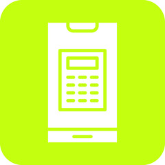 Calculator Vector Icon Design Illustration