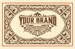 © Roverto - Western card with vintage style