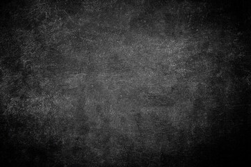 Wall Mural - Real smudge black chalkboard texture in classroom school college concept kid dust map blackboard background for write front blank chalk board. Slate for student paint grunge old wall photography back