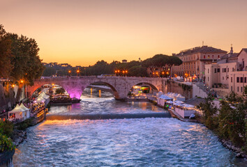 Poster - Rome city view