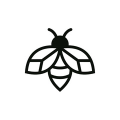 Wall Mural - bee logo icon design template vector