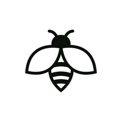 Wall Mural - bee logo icon design template vector