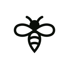 Wall Mural - bee logo icon design template vector