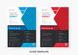 Professional corporate business flyer template design