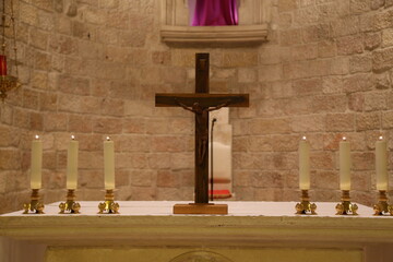 cross in the church