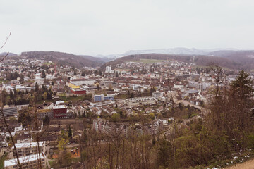 Wall Mural - Welcome to Liestal, the fascinating cantonal capital of Baselland. Small town was already a lively market and stage stop in the Middle Ages and popular with locals and visitors alike. Until today. 