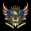 United States Eagle for Veterans Day Memorial Day and Independence Day