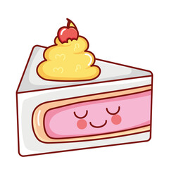 Poster - kawaii cake icon