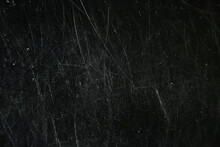 Scratch Black Background Overlay / Abstract Black Dark Background, Broken Cracks And Scratches For Overlay