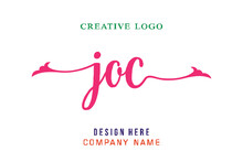 JOC  Lettering Logo Is Simple, Easy To Understand And Authoritative