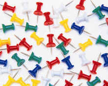 Push Pins Isolated