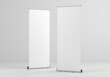 © stationidea - Roll Up Banner Stand Mockup. 3D Render.