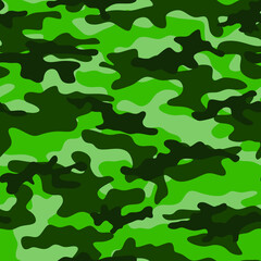 Canvas Print - Military print. Camouflage with light spots. Vector.