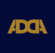ADDA company name initial letters monogram.
