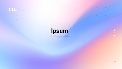 Wall Mural - dynamic soft gradient background. modern bright wallpaper with colorful half tones shapes