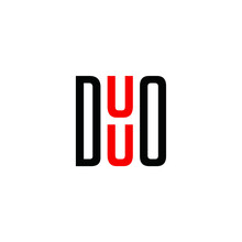 Logotype Duo Typography Logo Design Vector