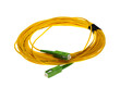 © Teodor Costachioiu - Single mode simplex SC-APC to SC-APC fiber optic patch cable for FTTH systems