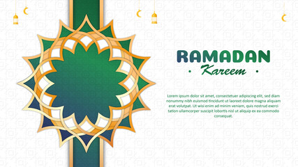 ramadan kareem banner template